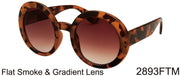 2893FTM - Wholesale Round Sunglasses in Tortoise