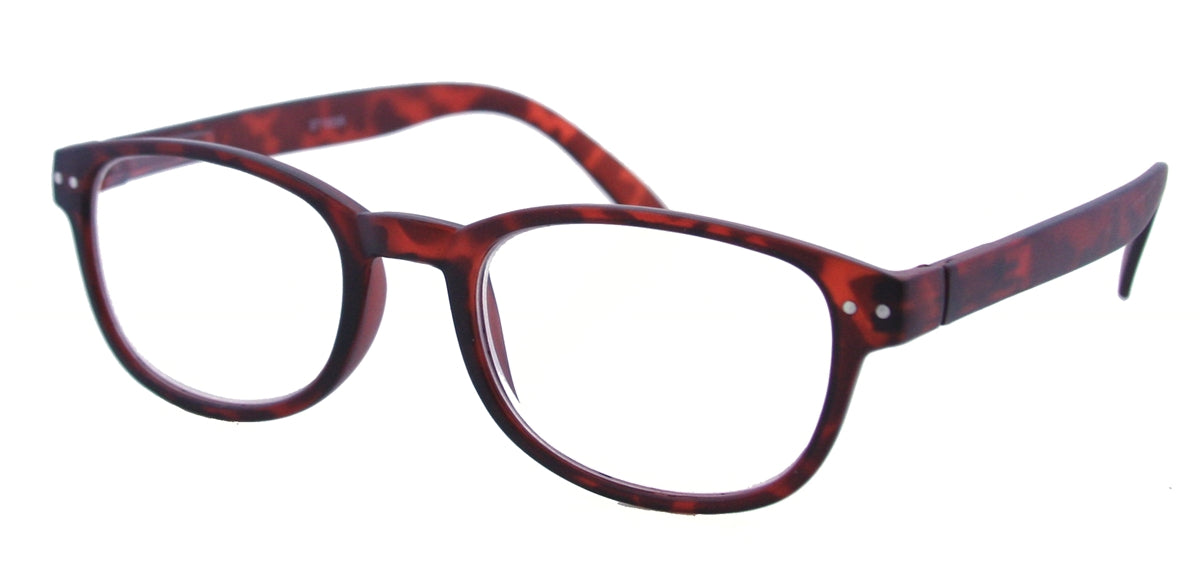 ST1905R - Wholesale Unisex Rubberized Frame Reading Glasses in Tortoise