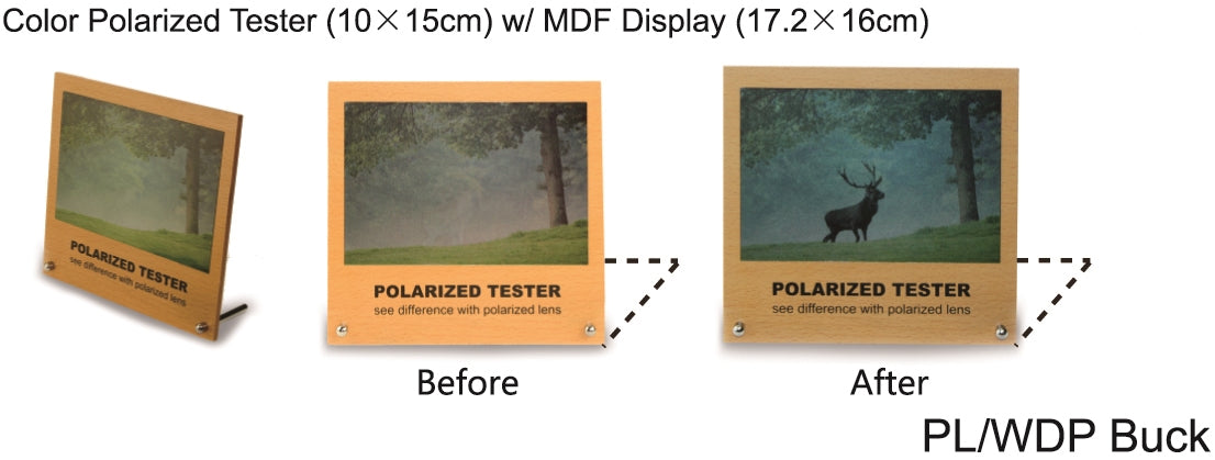 PL/WDP Buck - Wholesale Polarized Tester Picture of Buck in the Forest