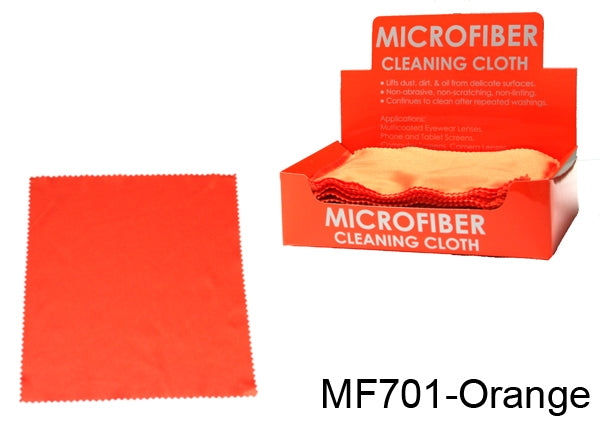 MF701-Orange Wholesale Microfiber Cloth 10dz box