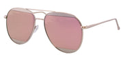 3125FRT - Wholesale Fashion Aviator Sunglasses in Silver
