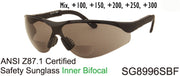  Wholesale Safety Bifocal Reading Sunglasses in Black