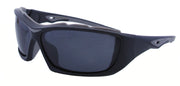 DB8656RPL - Wholesale Katalyst Double Injection Sport Sunglasses in Black/grey